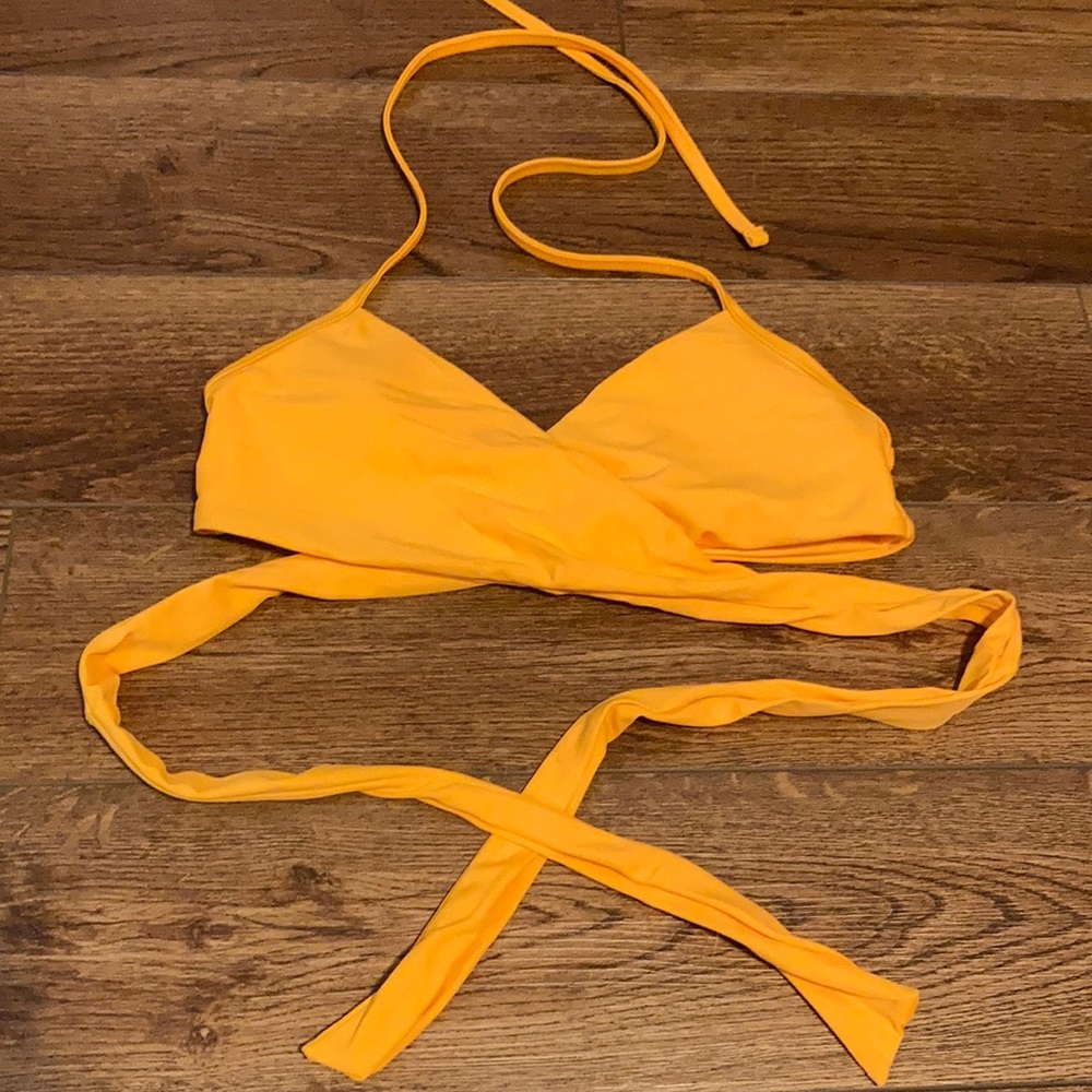 Aerie wrap bikini top